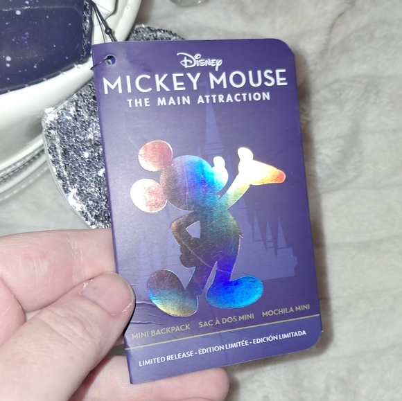 Loungefly Disney Mickey Mouse Space Mountain New With Tags Mini Backpack - Picture 2 of 8